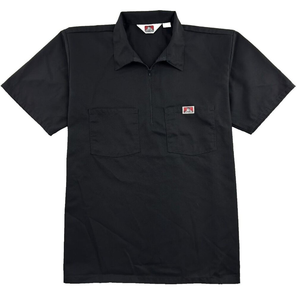 Ben Davis Black Short Sleeve Work Polo